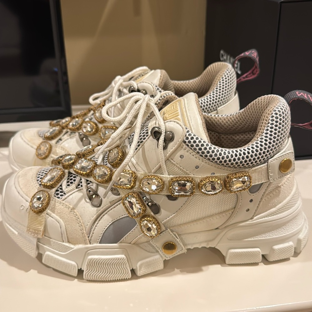 Gucci Crystal Sneakers